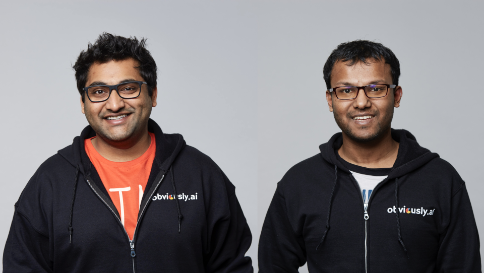 Obviously AI founders Nirman Dave and Tapojit Debnath