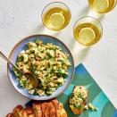 <p>We swapped out sour cream and cream cheese for extra greens, toasted walnuts and a bit of Parmesan for a lighter bite that's just as satisfying.</p><p>Get the <a href="https://www.goodhousekeeping.com/food-recipes/a28497576/best-ever-spinach-and-artichoke-dip-recipe/" rel="nofollow noopener" target="_blank" data-ylk="slk:Spinach and Artichoke Dip recipe;elm:context_link;itc:0;sec:content-canvas" class="link "><strong>Spinach and Artichoke Dip recipe</strong></a>.</p>