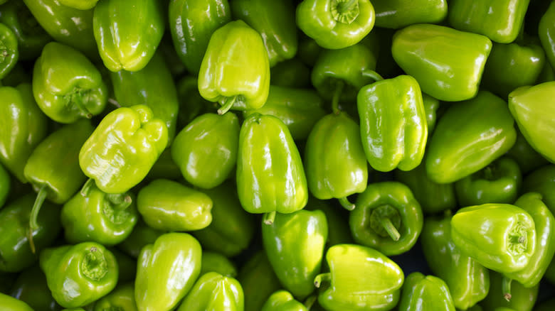 Green peppers