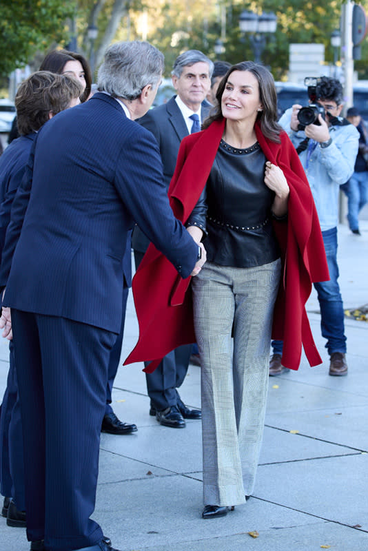 La reina Letizia en una cumbre de mujeres juristas