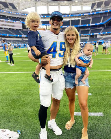 <p>Jackie Tranquill/Instagram</p> Drue Tranquill and his family