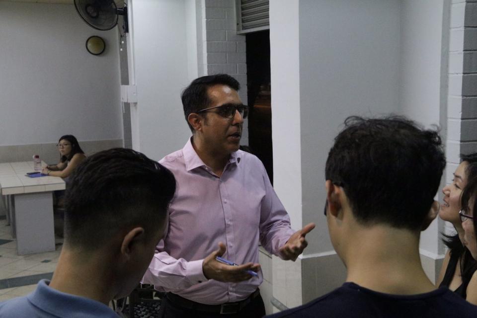 Workers’ Party chief Pritam Singh speaks to reporters on Monday, 9 April 2018. PHOTO: Yahoo News Singapore/Dhany Osman