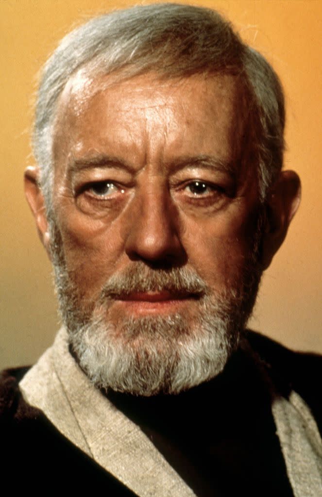 Alec Guinness as Obi-Wan Kenobi in 'Star Wars'