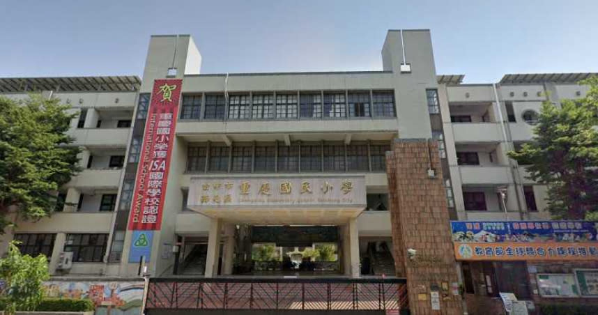 台中市政府公布1名小六學童確診，原來學童和外婆參加進香團雙雙染疫，由於上課均未戴口罩，今天起全校停課。（圖／翻攝Google Map）