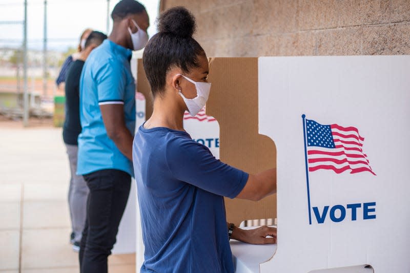 Black people voting 