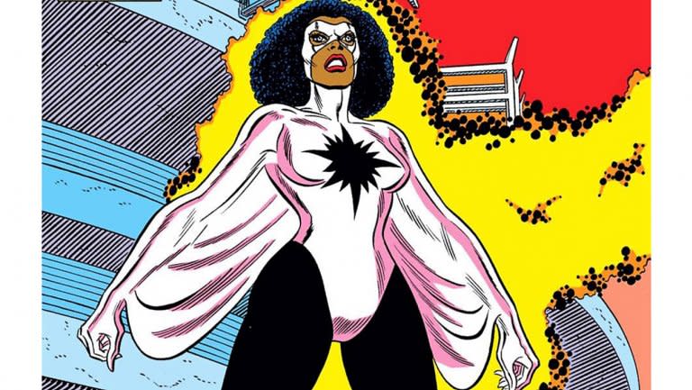 Photon as she appears in the comic books (Image: Marvel Comics)