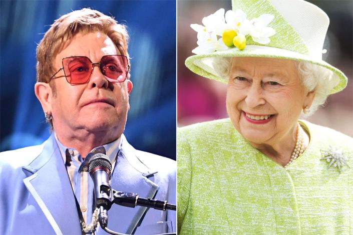 Elton John, Queen Elizabeth II