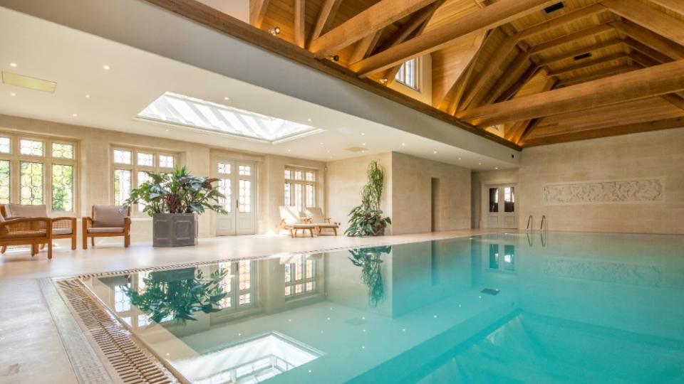 The indoor swimming pool. - Credit: Douglas Elliman Realty/Knight Frank