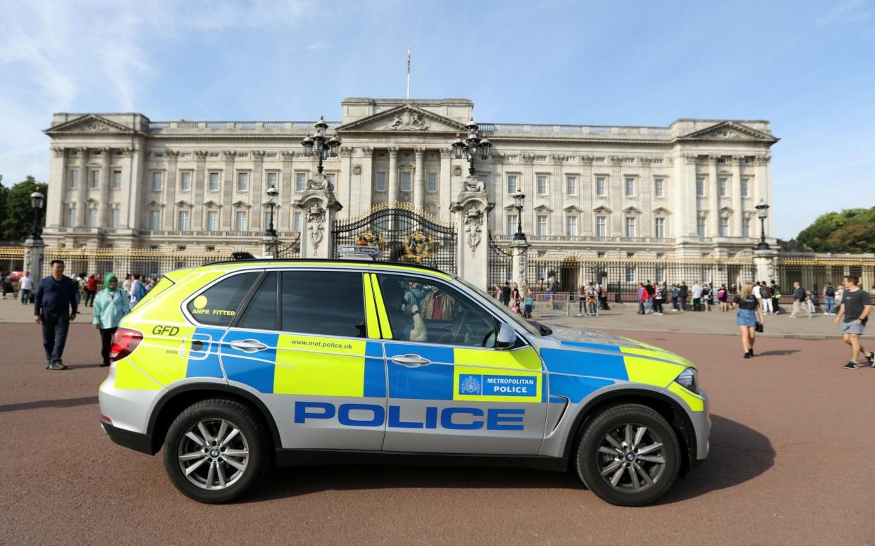 A man was arrested at the visitors' entrance at Buckingham Palace - REUTERS