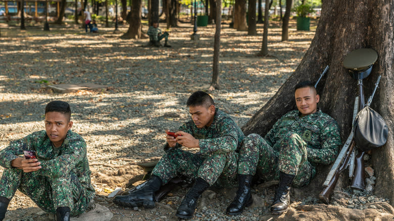 members of the Filipino military