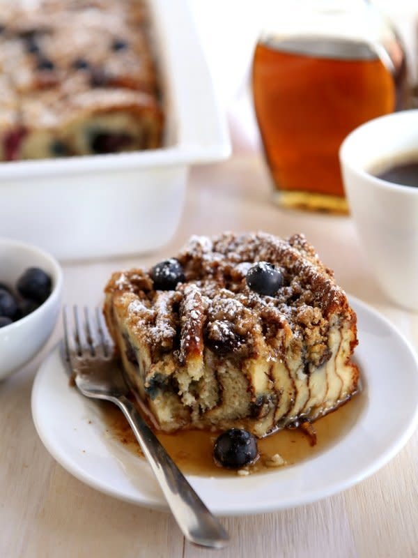 <strong>Get the <a href="http://www.completelydelicious.com/2014/05/blueberry-pancake-bake.html" target="_blank">Blueberry Pancake Bake recipe</a> from Completely Delicious</strong>