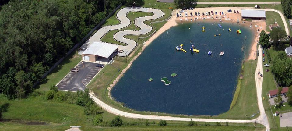 Here is an aerial photo of Crystal Lake RV Park in Rock Falls from last summer.