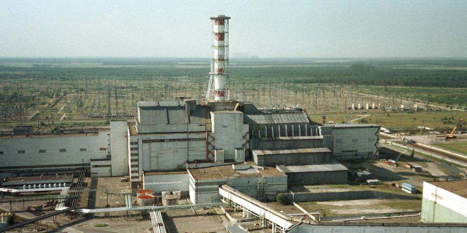 Chernobyl sarcophagus