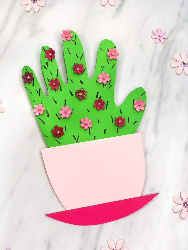 34) Cactus Mother's Day Card