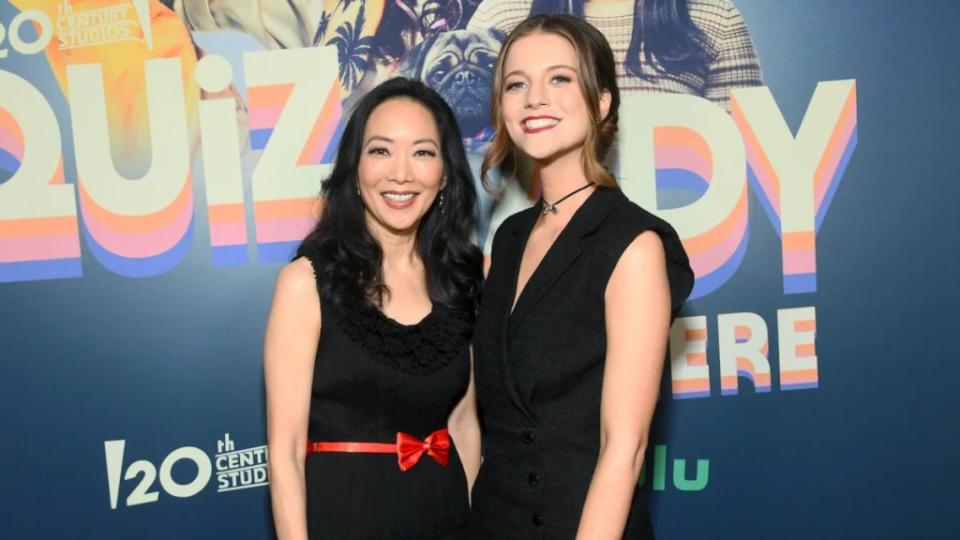 “Quiz Lady” director Jessica Yu and writer Jen D’Angelo (20th Century)