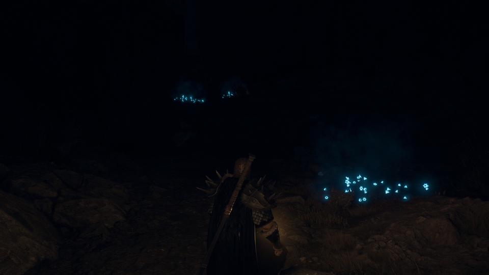 Dragon's Dogma 2 Prey for the Pack - Blue flowers