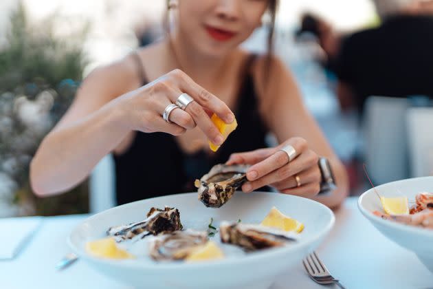 There are some risks associated with eating raw oysters.