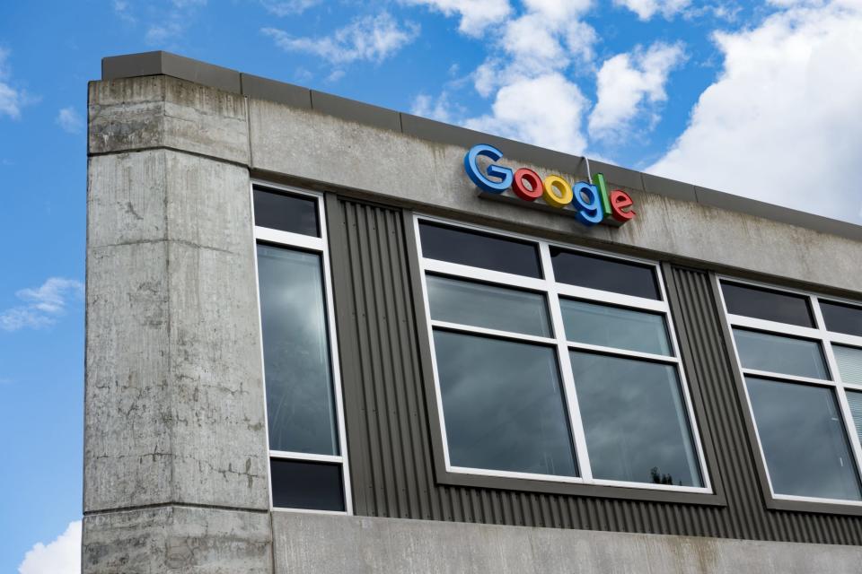 Seattle, Washington/USA - August 7, 2016: Outside View of Google Office Building in Seattle, Washington's Fremont Neighborhood