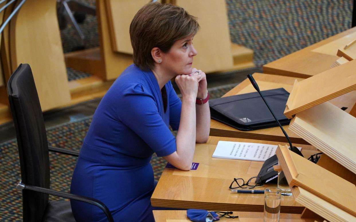 Nicola Sturgeon refused to guarantee that any rollout would be completed by the start of the new school year in August - Andrew Milligan/WPA Pool/Getty Images
