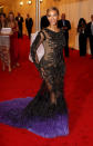 <p>Hers wasn’t necessarily the most beautiful dress, but Beyonce certainly turned heads at the 2012 Met Ball in a dramatic gown by Givenchy Haute Couture by Riccardo Tisci.</p>