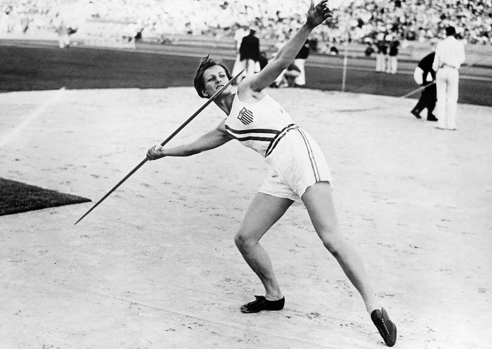 <p>An icon was made when Mildred Ella "Babe" Didrikson won two golds in the javelin and hurdles, along with a silver in the high jump.</p>