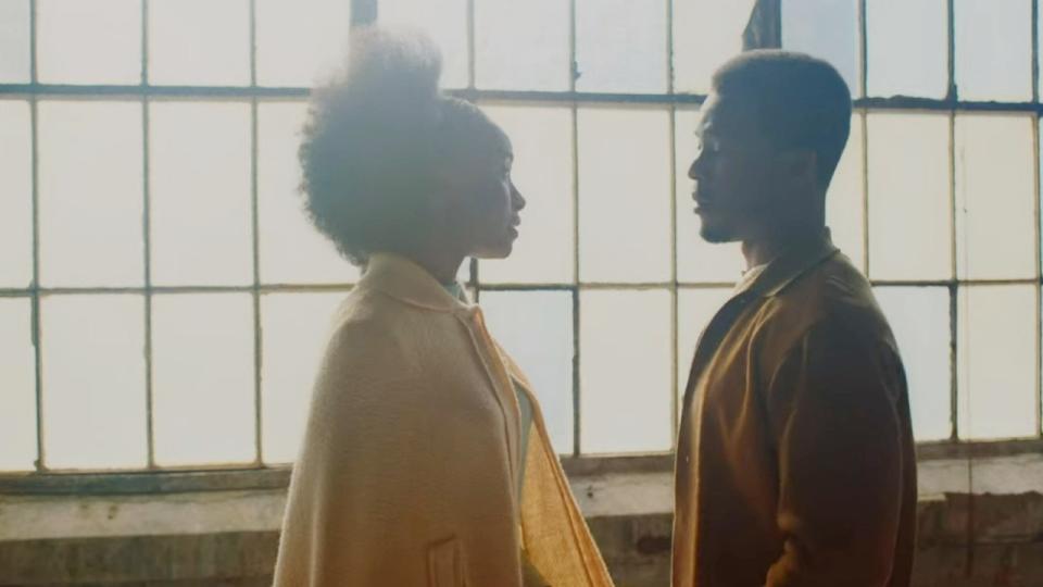 Kiki Layne and Stephan James in If Beale Street Could Talk