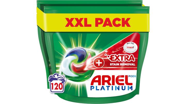 Save 32% on this pack of 120 Ariel laundry tablets (don't mind if I do).