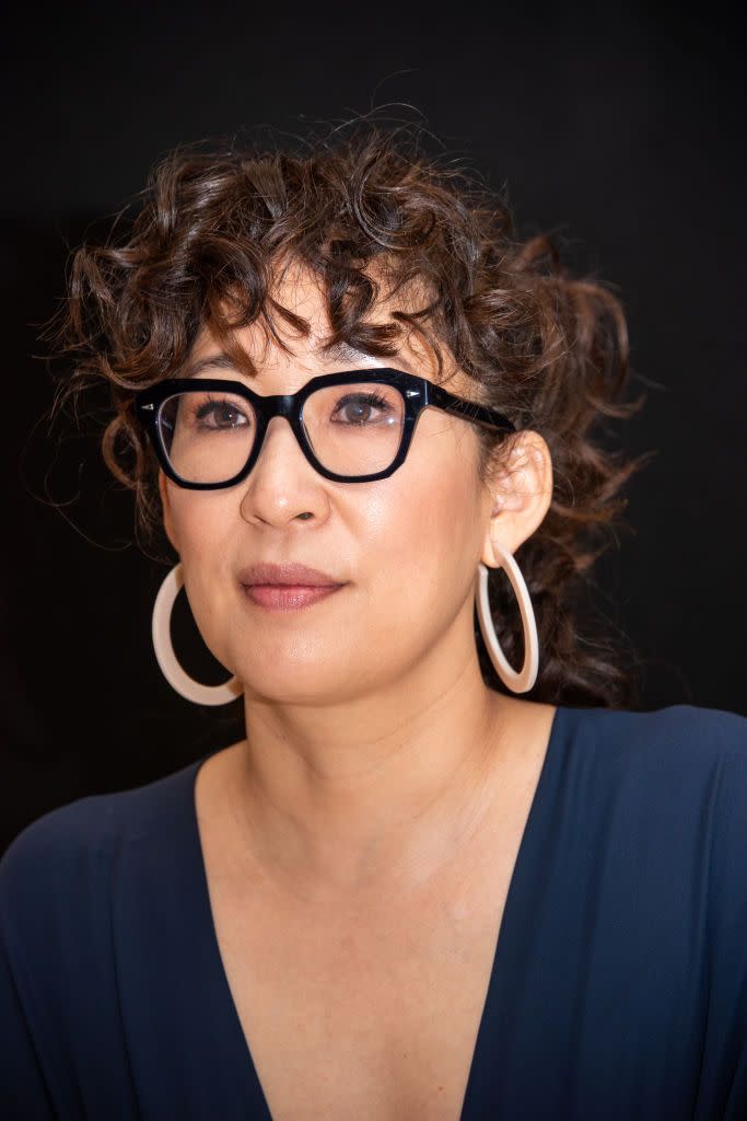 sandra oh fall hair color ideas