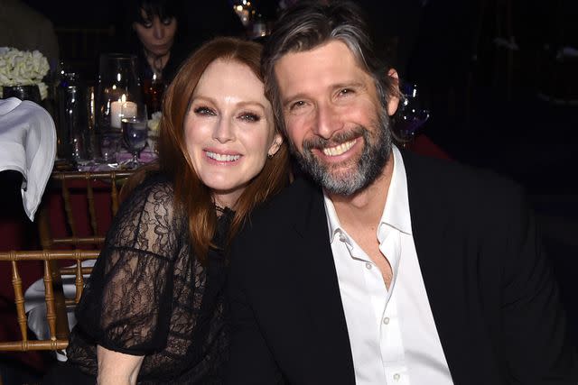 Jamie McCarthy/Getty Images Julianne Moore and Bart Freundlich