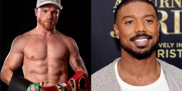 Creed III: Micheal B. Jordan asiste a la pelea del Canelo contra Golovkin