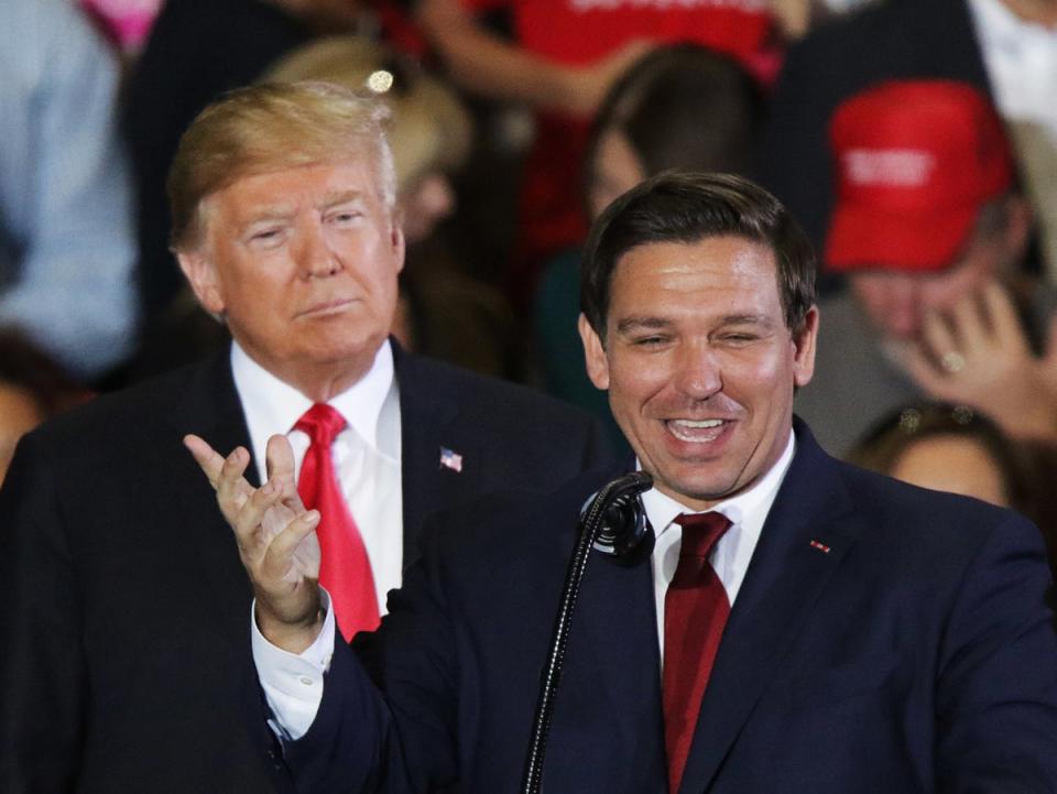 Donald Trump and Ron DeSantis (EPA-EFE)