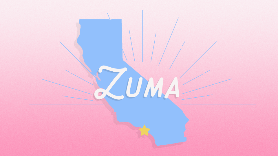 west coast california baby names Zuma