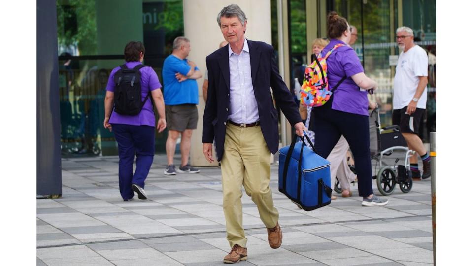 Vice Admiral Sir Tim Laurence thanked the team at Southmead Hospital 'for their care, expertise and kindness' during his wife's stay at the hospital