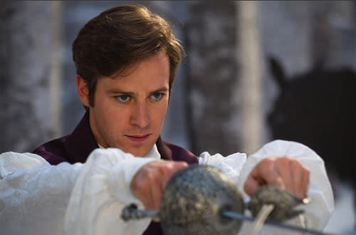 Armie Hammer stars in Relativity's Untitled Snow White - 2012. Photo by Jan Thijs/Relativity