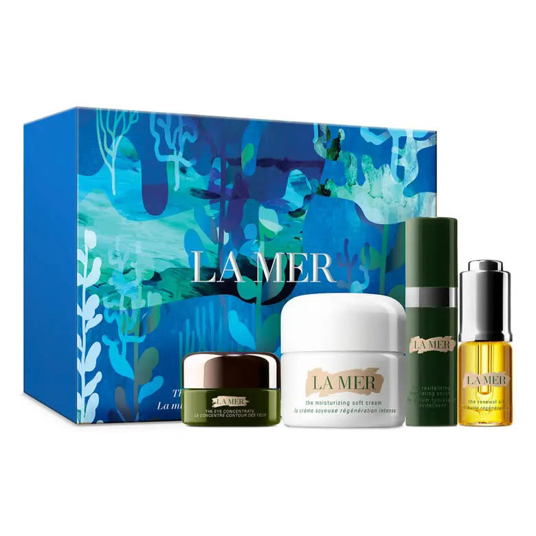 La Mer skincare set, ideas for push presents