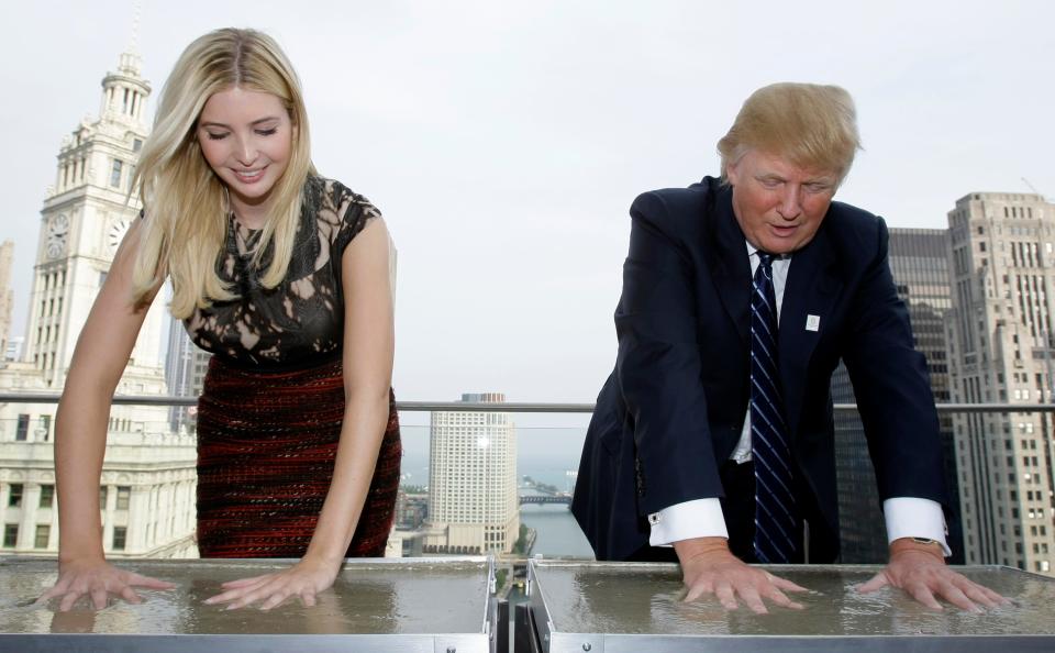 Donald and Ivanka Trump