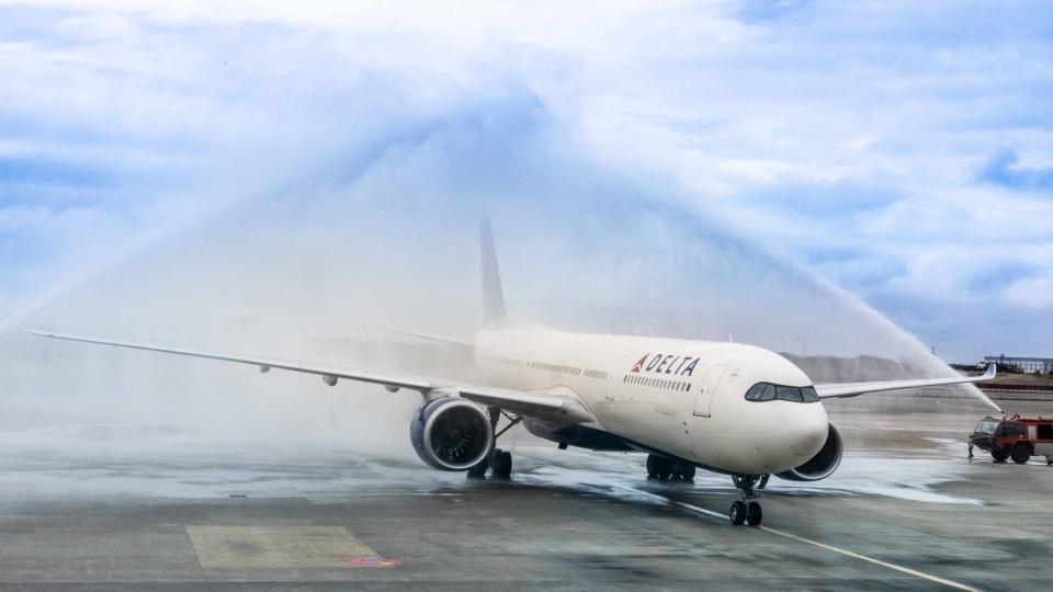 達美航空台北西雅圖開航歡慶 。圖源：達美航空