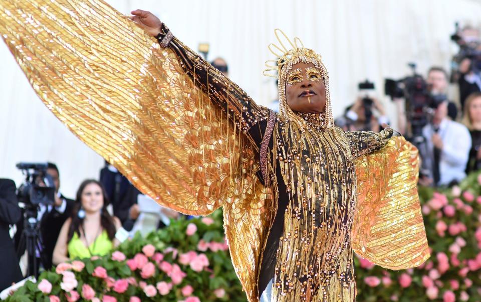 Billy Porter arrives for the 2019 Met Gala at the Metropolitan Museum of Art on May 6, 2019, in New York. / Credit: ANGELA  WEISS/AFP via Getty Images