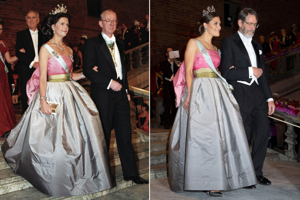 Princess Victoria Wears Queen Silvia's Dress 23 Years Later