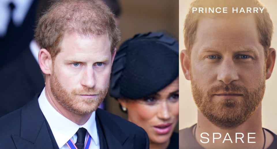 Prince Harry&#39;s book will be released in January 2023. (Getty Images/Penguin Random House)