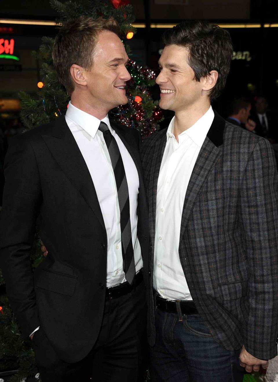 Neil Patrick Harris and David Burtka attend the premiere of "A Very Harold & Kumar 3D Christmas" at Grauman's Chinese Theatre on November 2, 2011 in Hollywood, California