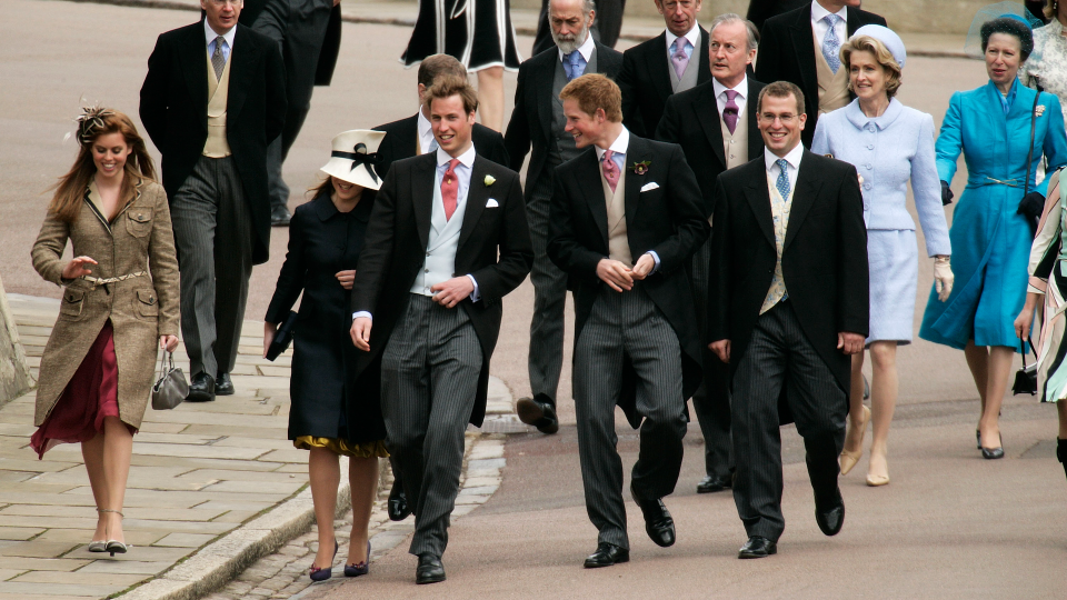 <p> In 2005, Prince Charles married Camilla Parker-Bowles at The Guildhall, Windsor Castle. In addition to his sons, there were numerous royal family members in attendance - including teenage sisters Princess Beatrice and Princess Eugenie. </p>