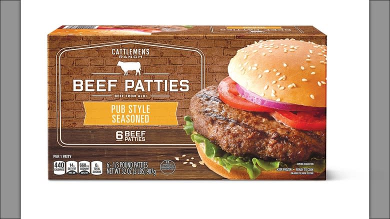 pub style beef patties