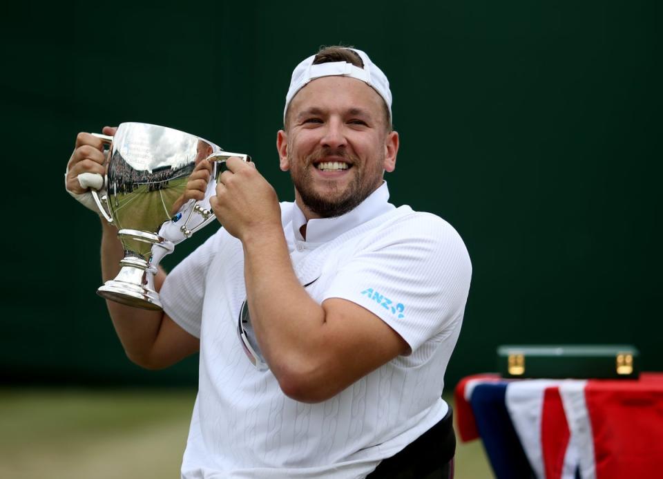 Wheelchair tennis player and 2022 Australian of the Year Dylan Alcott (Steve Parsons/PA) (PA Archive)