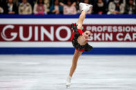 ISU World Figure Skating Championships - Saitama Super Arena, Saitama, Japan - March 22, 2019. Russia's Alina Zagitova in action during the Ladies Free Skating. REUTERS/Issei Kato