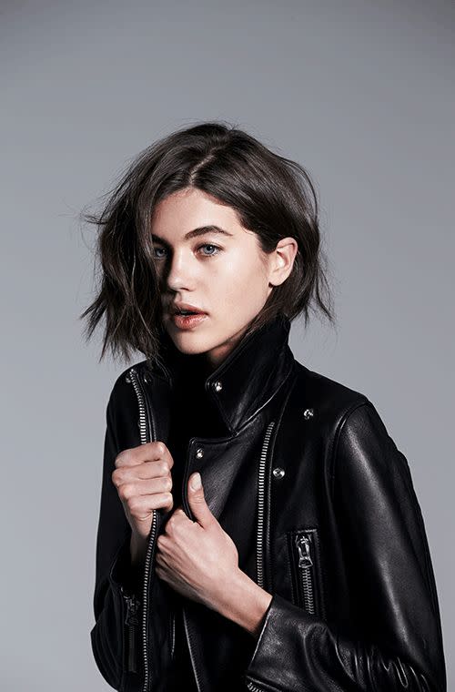 A leather jacket