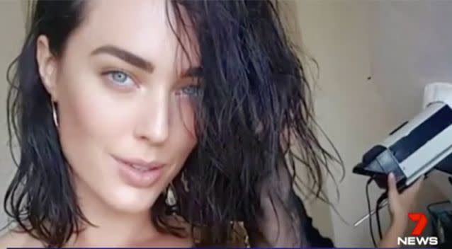 John Ibrahim's model girlfriend was arrested. Source: 7 News