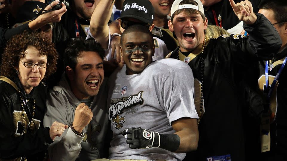 Bush won Super Bowl XLIV with the New Orleans Saints in 2010. - Andy Lyons/Getty Images