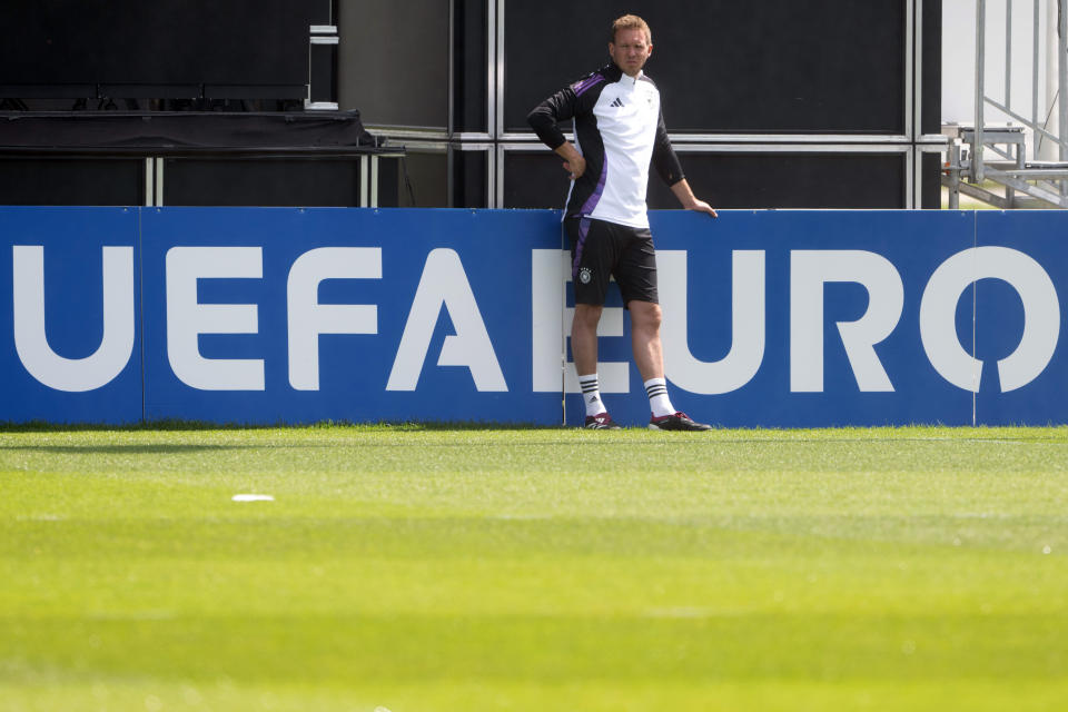 德國主帥Julian Nagelsmann透露不敢掉以輕心。（Photo by Federico Gambarini/picture alliance via Getty Images）