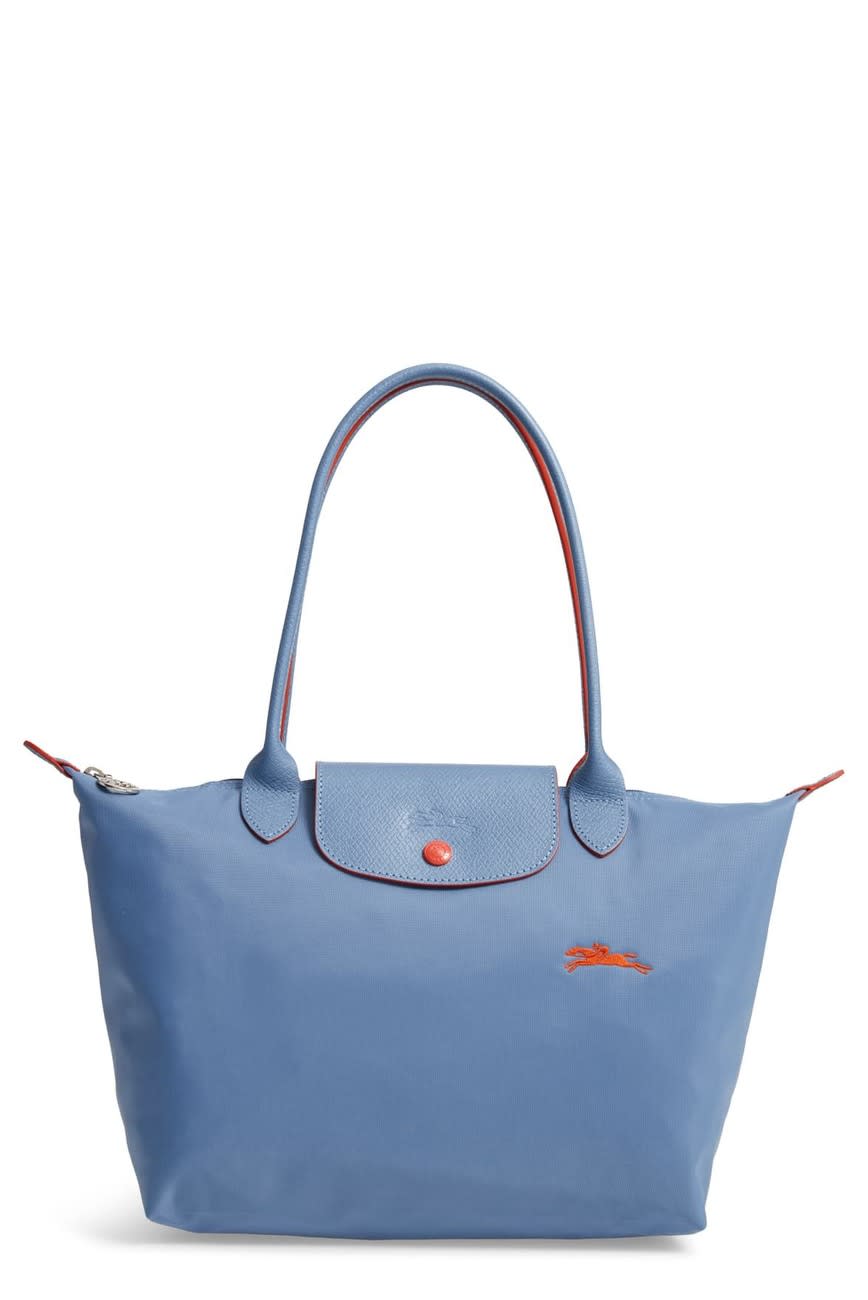 LONGCHAMP Medium Canvas Club Shoulder Tote Bag